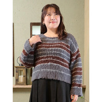 【Komachiコラボ】ボーダーニットトップス