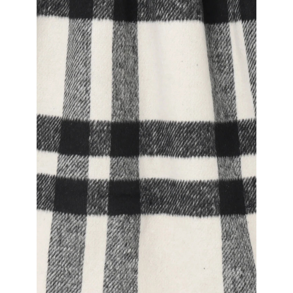 起毛チェック柄台形ミニスカート29