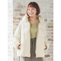 クラシカルツイードダウンジャケット