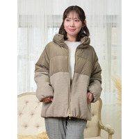 クラシカルツイードダウンジャケット