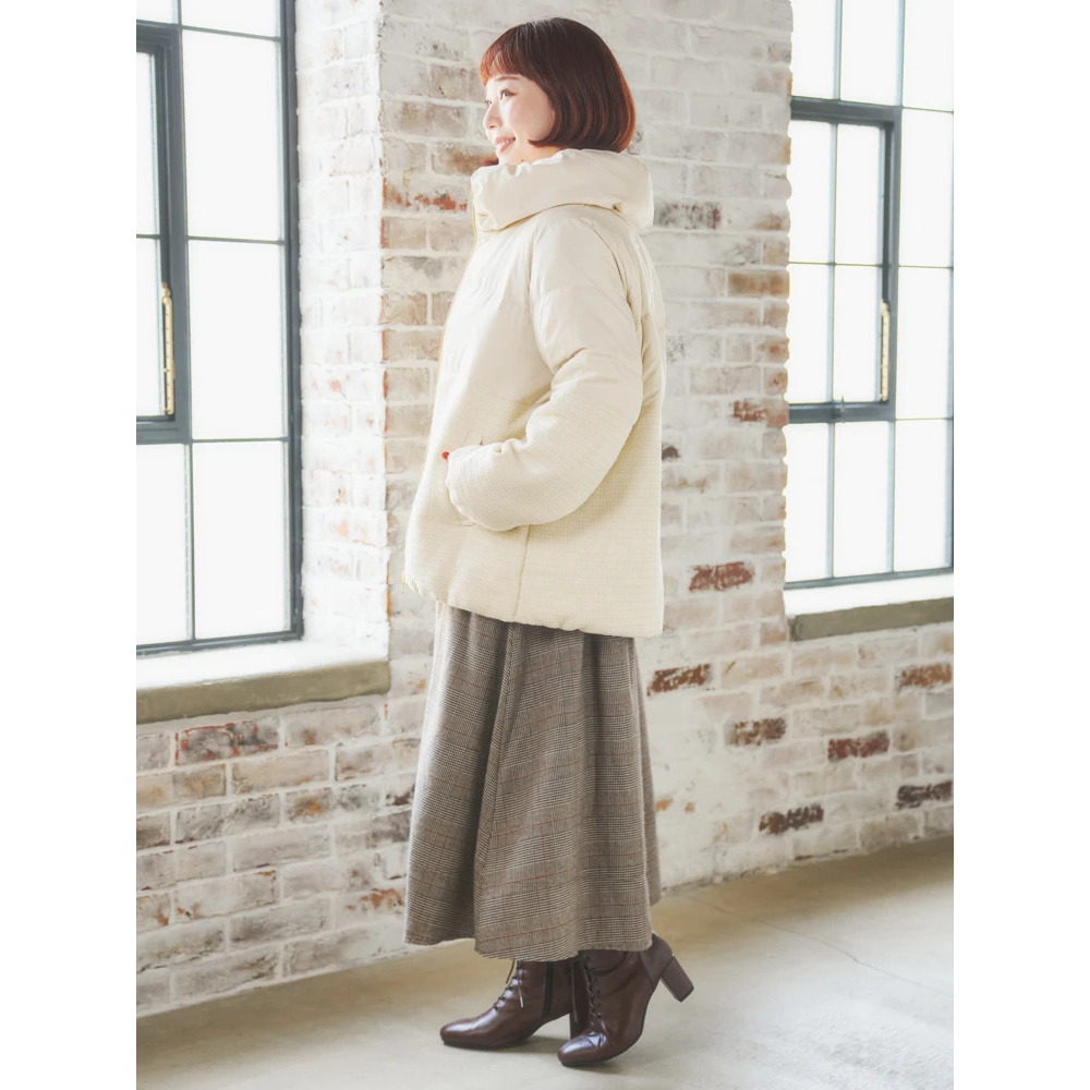 クラシカルツイードダウンジャケット10