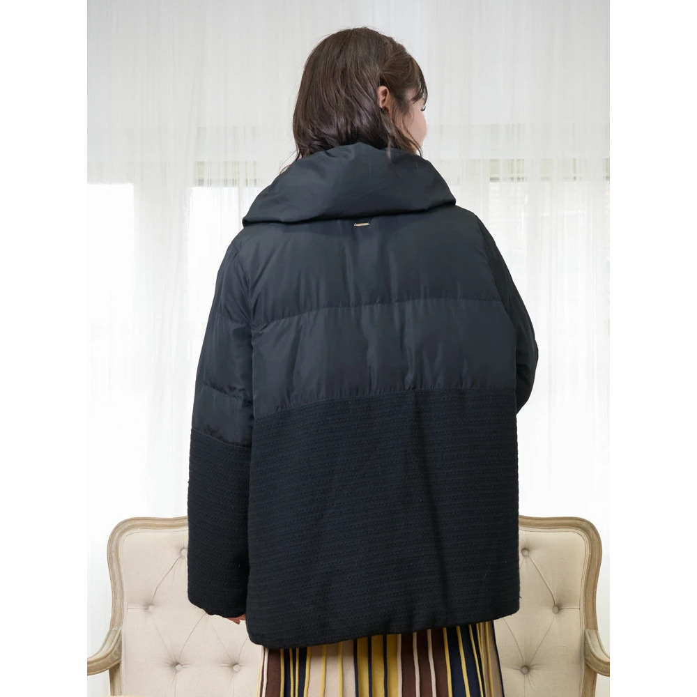 クラシカルツイードダウンジャケット24