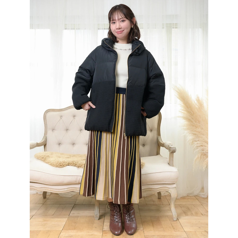 クラシカルツイードダウンジャケット26