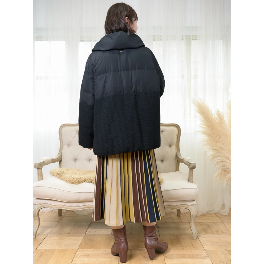 クラシカルツイードダウンジャケット29