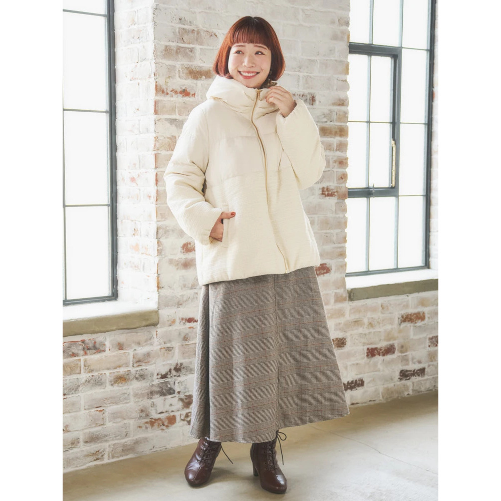 クラシカルツイードダウンジャケット9