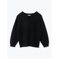 フェザーラメニットトップス