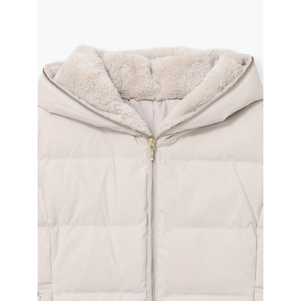 フェイクファーフードショートダウン26