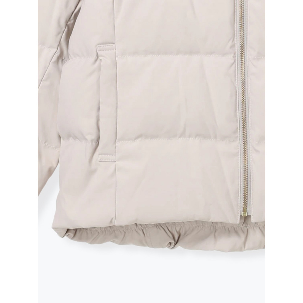 フェイクファーフードショートダウン28