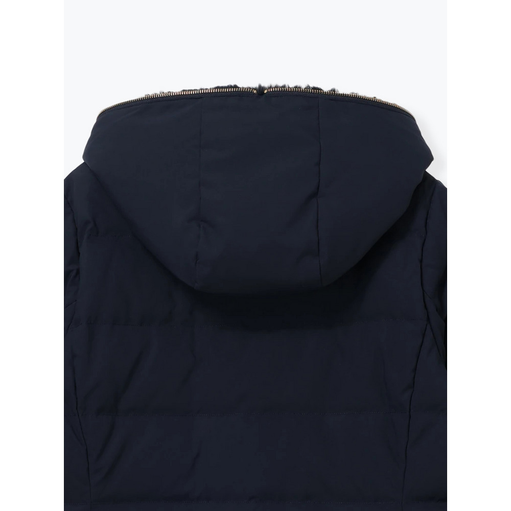 フェイクファーフードロングダウン27