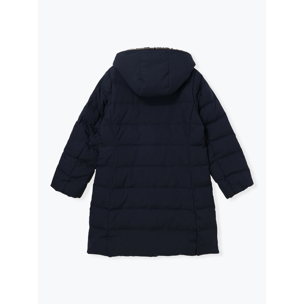 フェイクファーフードロングダウン29