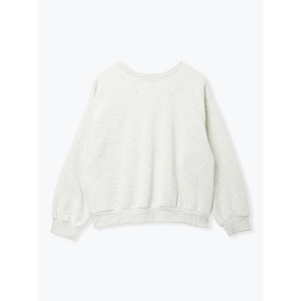 サークル刺繍ロゴ裏毛トップス17