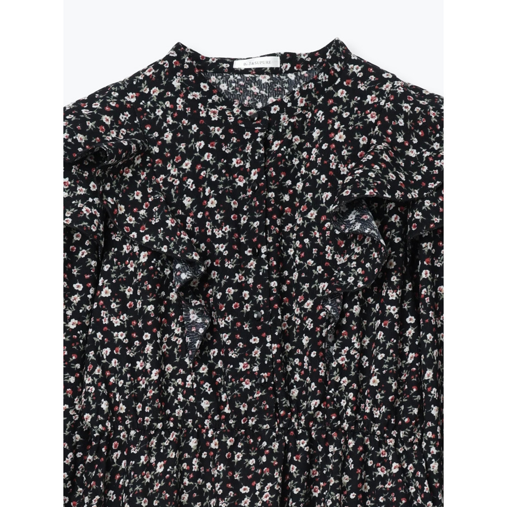 【WEB限定】フリルワンピース(無地・花柄)10