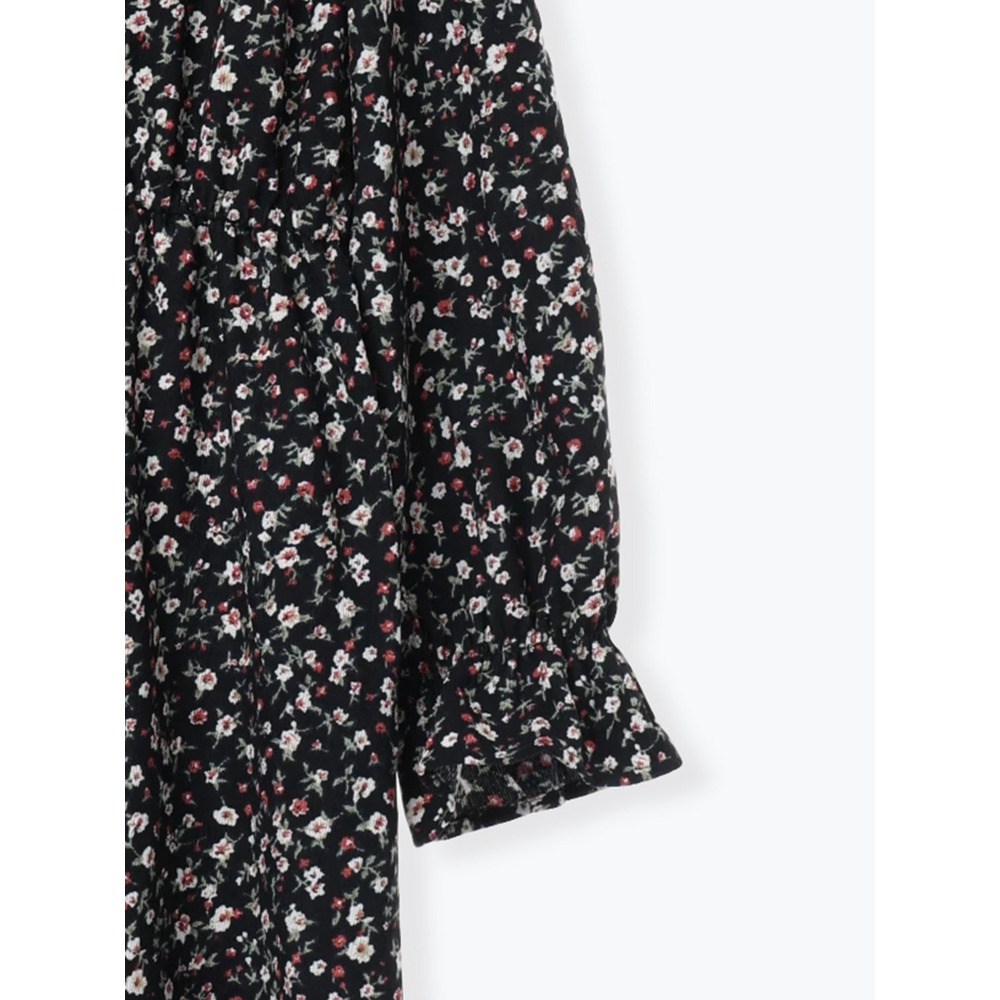 【WEB限定】フリルワンピース(無地・花柄)11