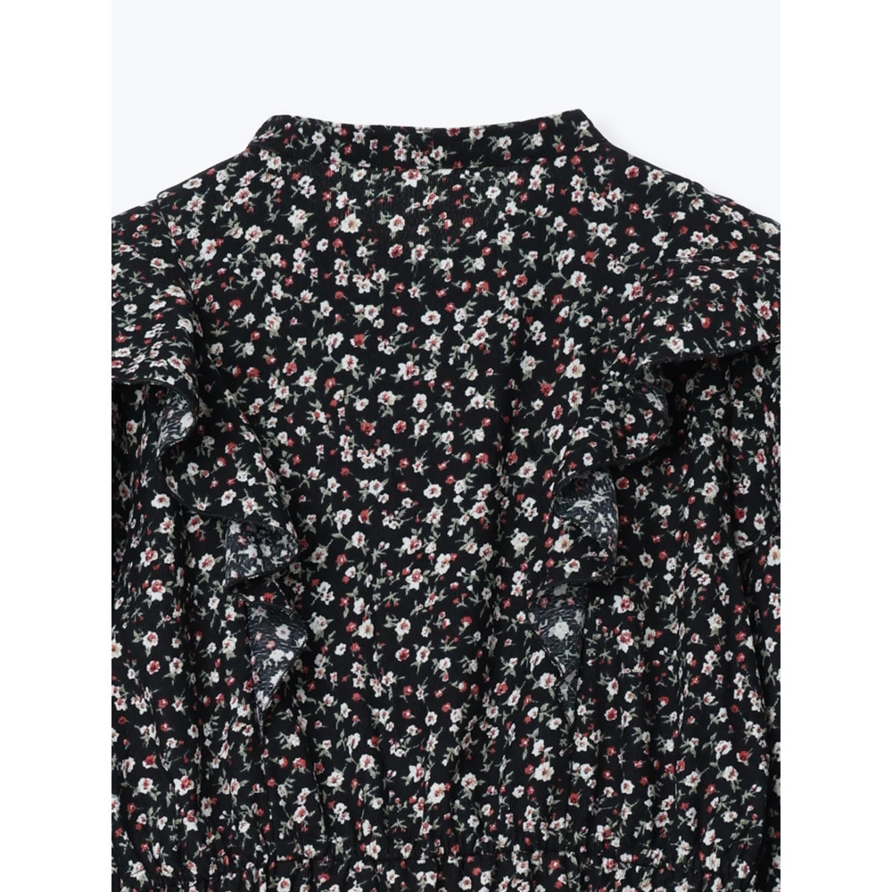 【WEB限定】フリルワンピース(無地・花柄)13