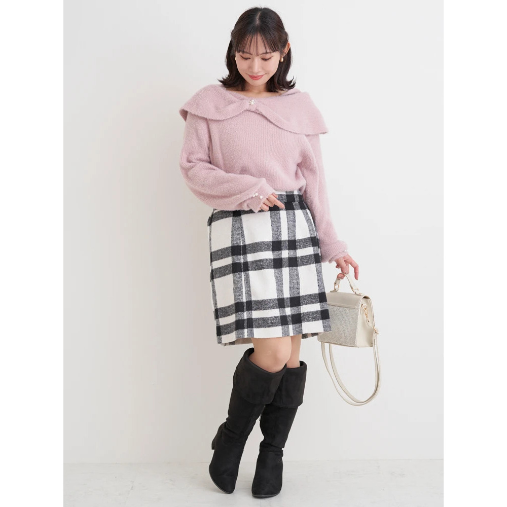 【la farfa SHOES/ラ・ファーファシューズ】2WAYスエードニーハイブーツ15