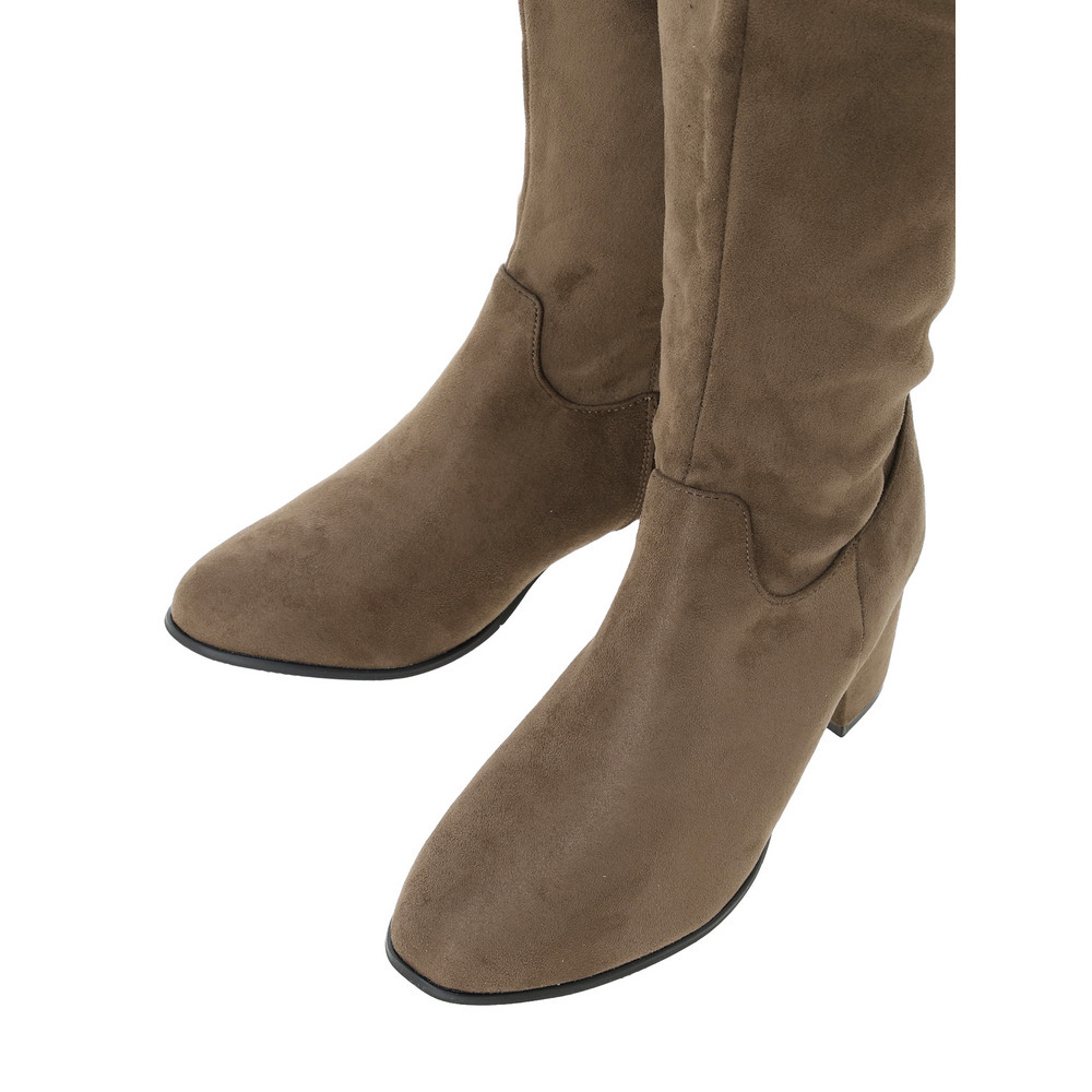 【la farfa SHOES/ラ・ファーファシューズ】2WAYスエードニーハイブーツ22