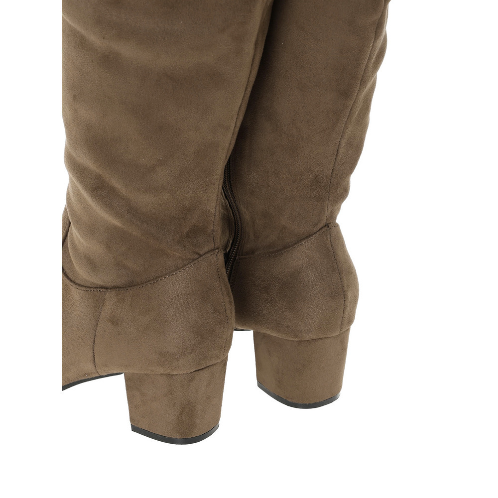 【la farfa SHOES/ラ・ファーファシューズ】2WAYスエードニーハイブーツ24