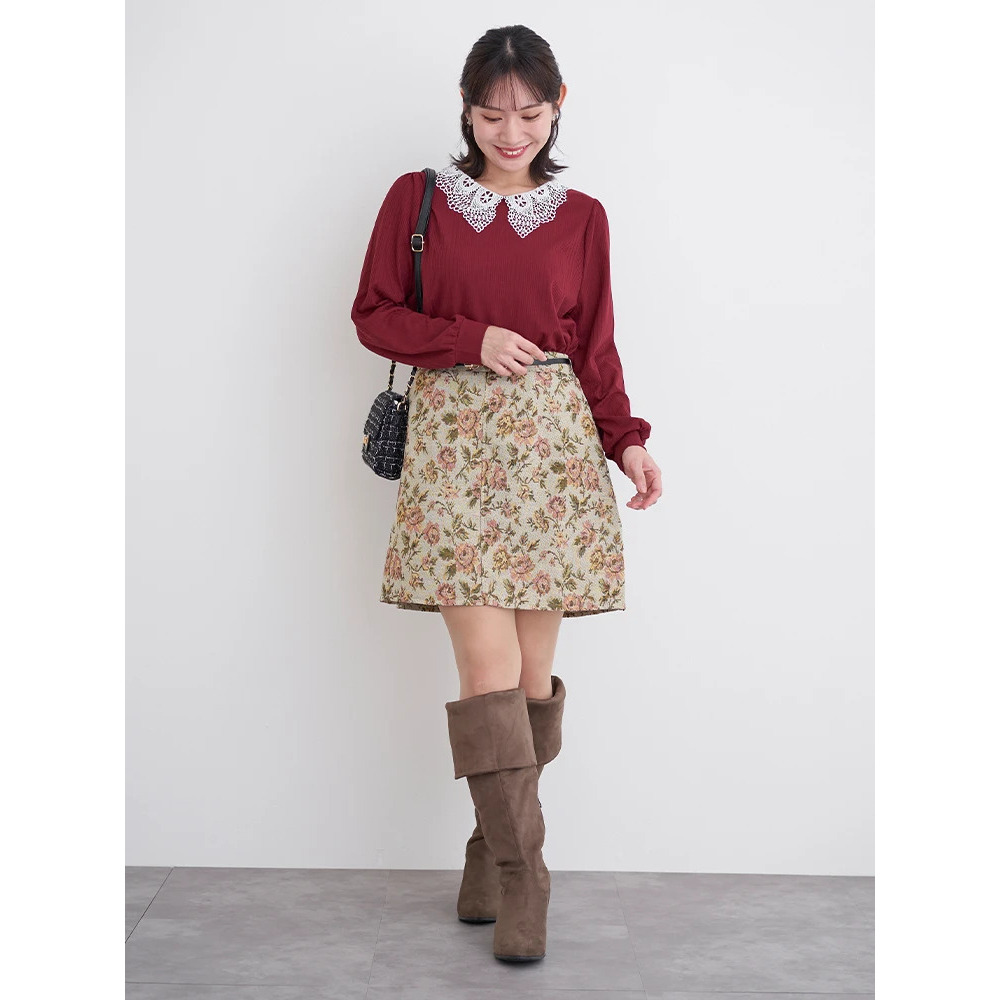 【la farfa SHOES/ラ・ファーファシューズ】2WAYスエードニーハイブーツ3