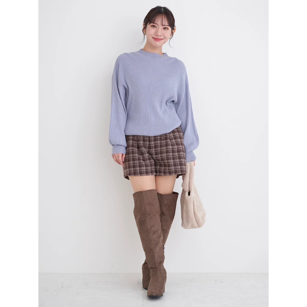 【la farfa SHOES/ラ・ファーファシューズ】2WAYスエードニーハイブーツ4