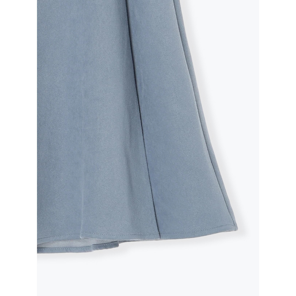 パールボタンフレア膝丈スカート26