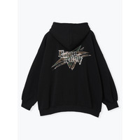 裏起毛BACKワッペンジップパーカー