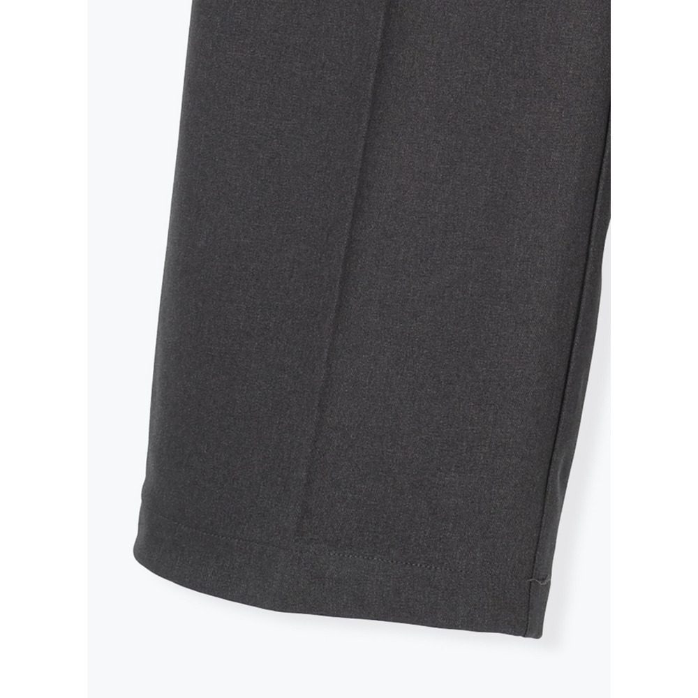 裏起毛タックツイルワイドパンツ26