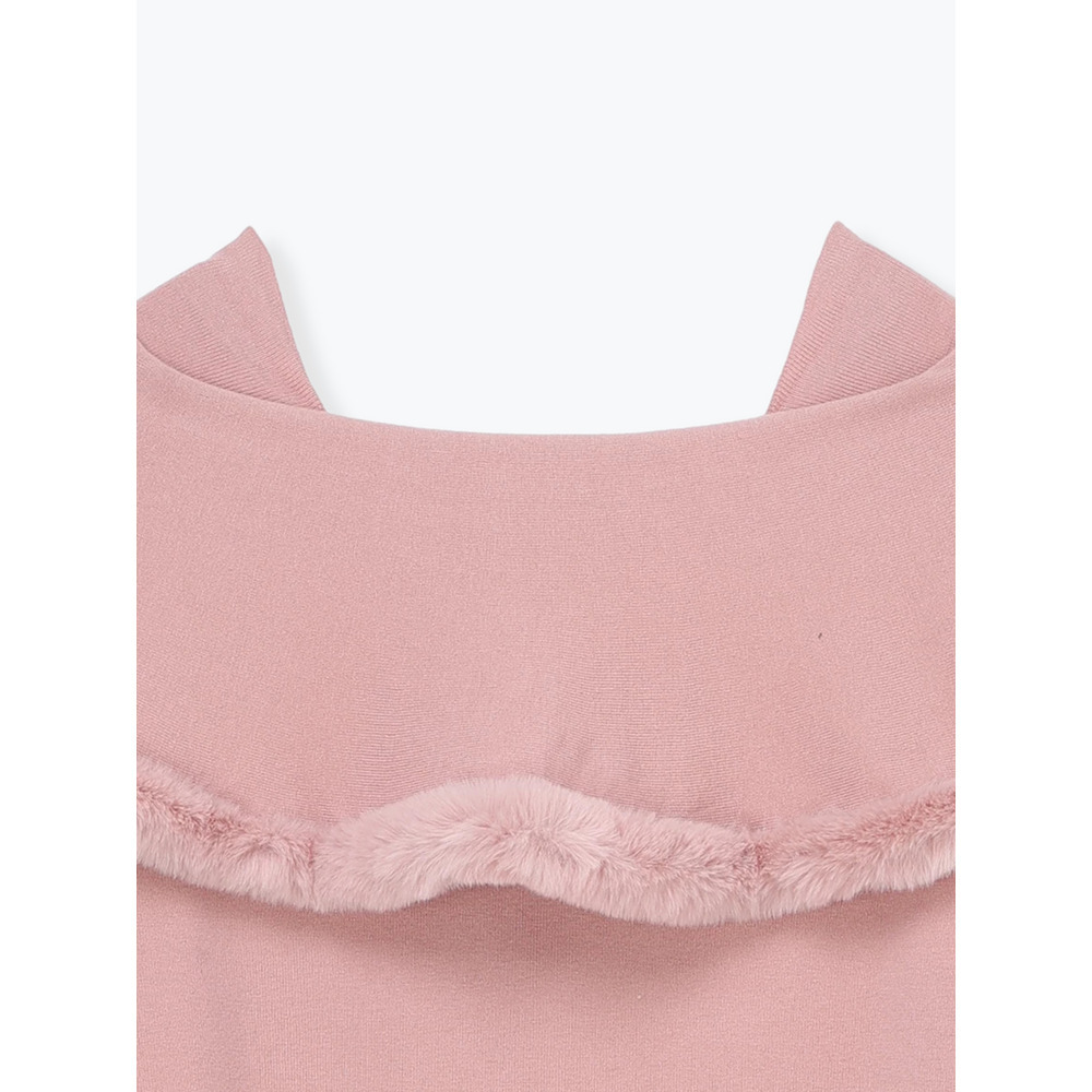 ケープドッキングオフショルダー風ニットプルオーバー30