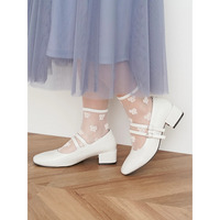 【la farfa SHOES/ラ・ファーファシューズ】[2WAY]スクエアメリージェーンパンプス
