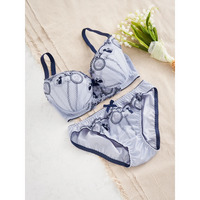 [D85-H95]クラシカルレースブラ＆ショーツ(バイリーンカップ)