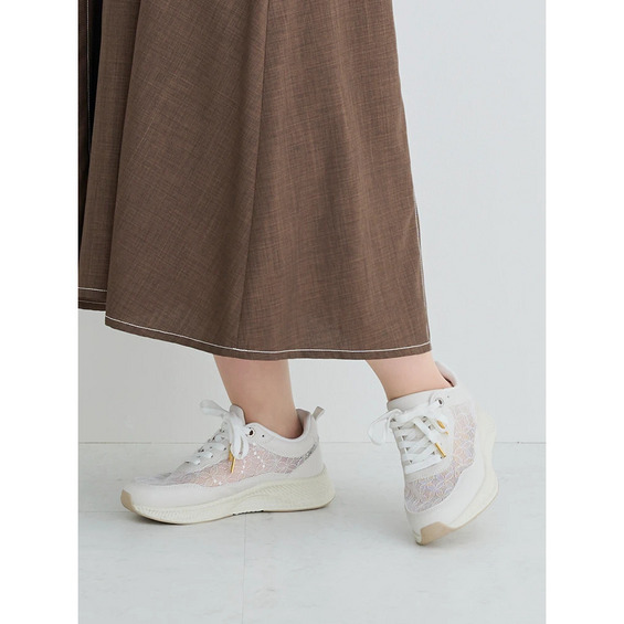 【la farfa SHOES/ラ・ファーファシューズ】チュールスニーカー【アリノマ/Alinoma】 【la farfa SHOES/ラ・ファーファシューズ】チュールスニーカー【アリノマ/Alinoma】
