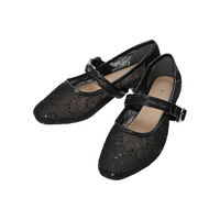 【la farfa SHOES/ラ・ファーファシューズ】チュールストラップパンプス