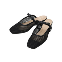 【la farfa SHOES/ラ・ファーファシューズ】2WAYチュールミュール