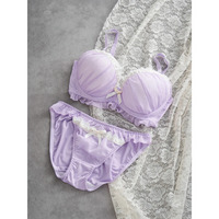 [D85-I95］ロマンチックフリルブラ＆ショーツ(モールドカップ)