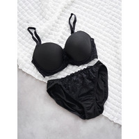 [D85-I95］【脇高】シームレスブラ＆ショーツ(モールドカップ)