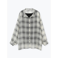 [SET]チェック柄シアーシャツ×タンクトップ