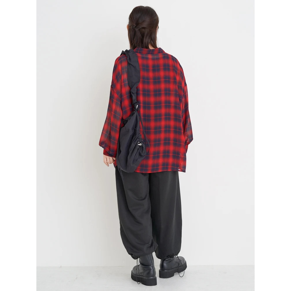 裾ドロストスウェットワイドパンツ16