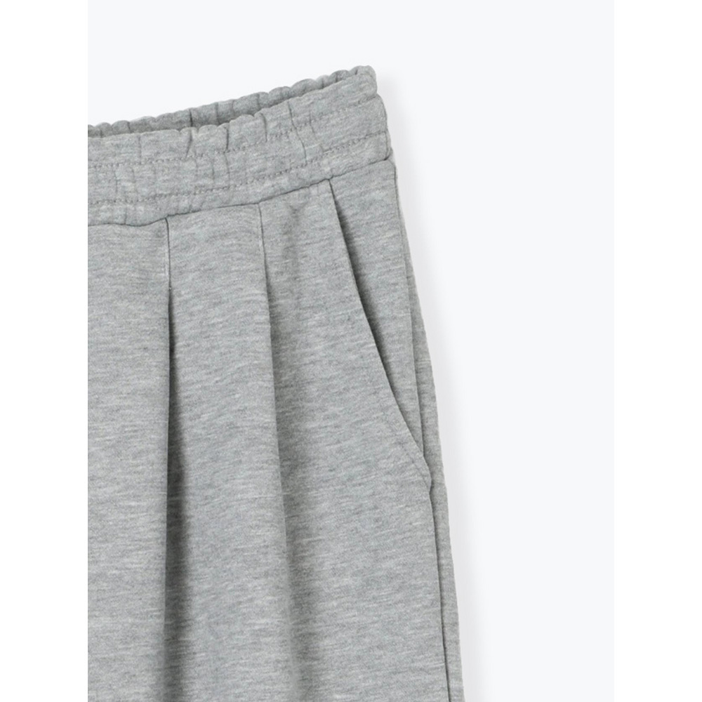 裾ドロストスウェットワイドパンツ21