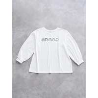 オバケ刺繍ロングTシャツ