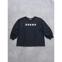 オバケ刺繍ロングTシャツ