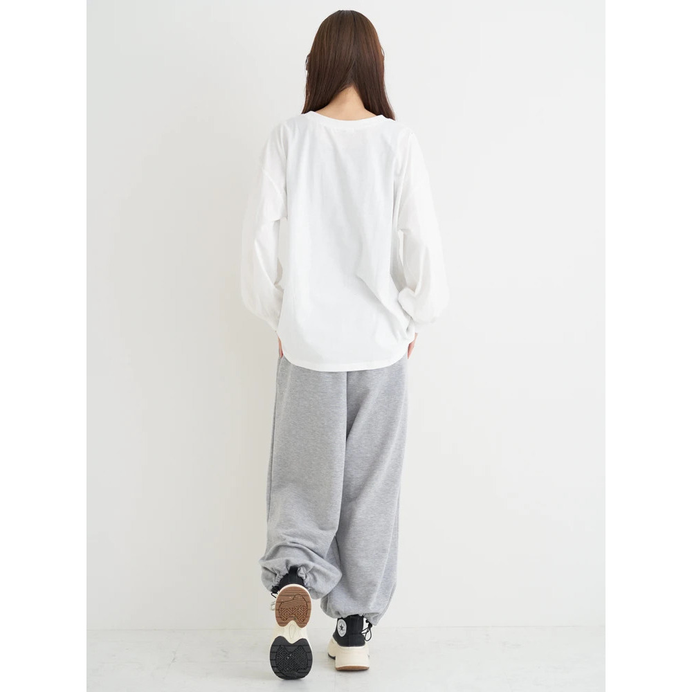 オバケ刺繍ロングTシャツ21