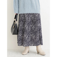 ダルメシアン柄プリーツスカート