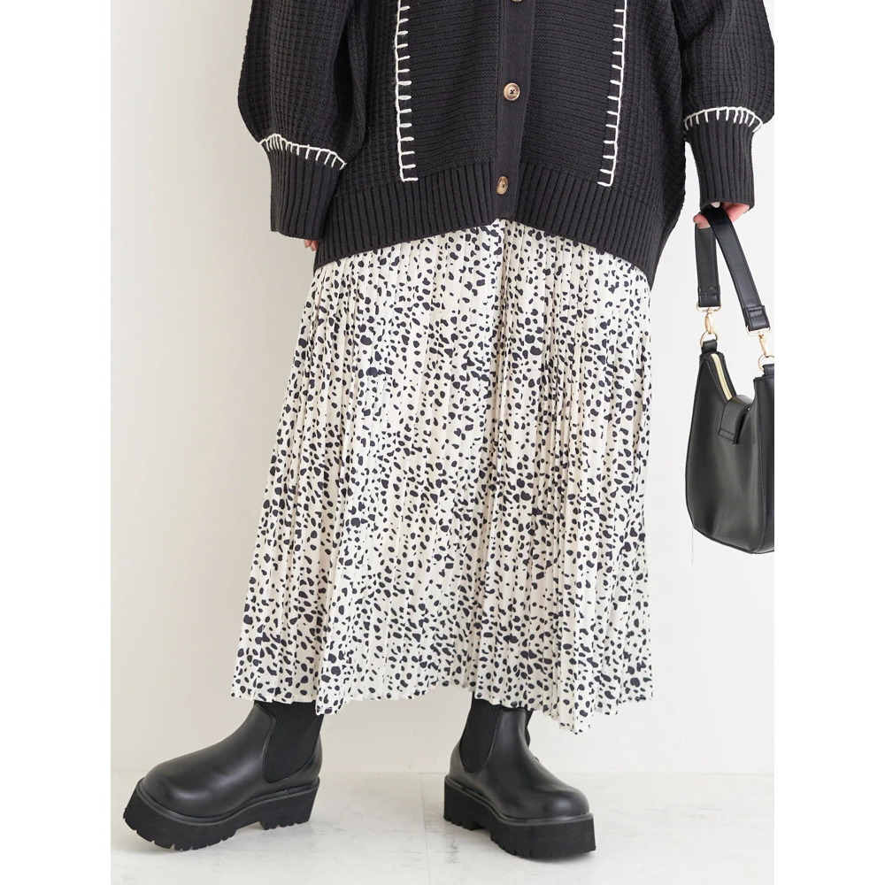 ダルメシアン柄プリーツスカート12