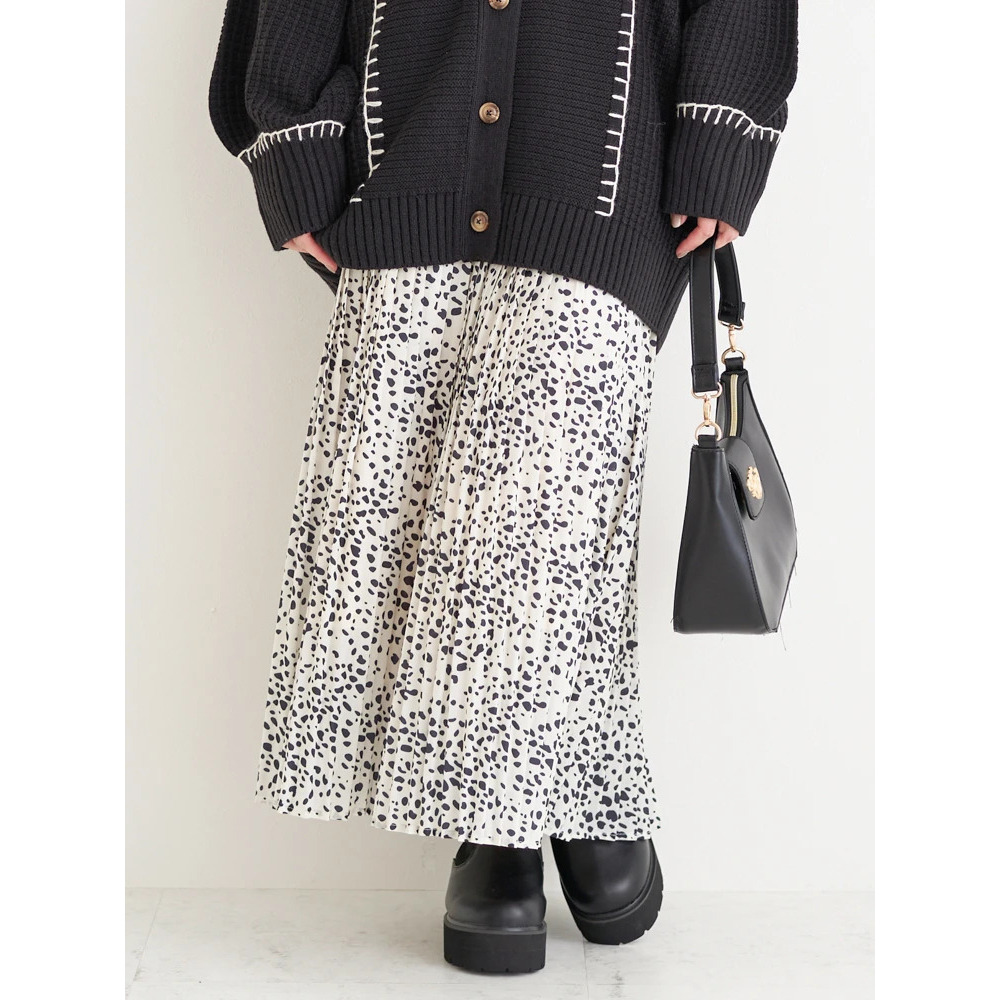 ダルメシアン柄プリーツスカート13