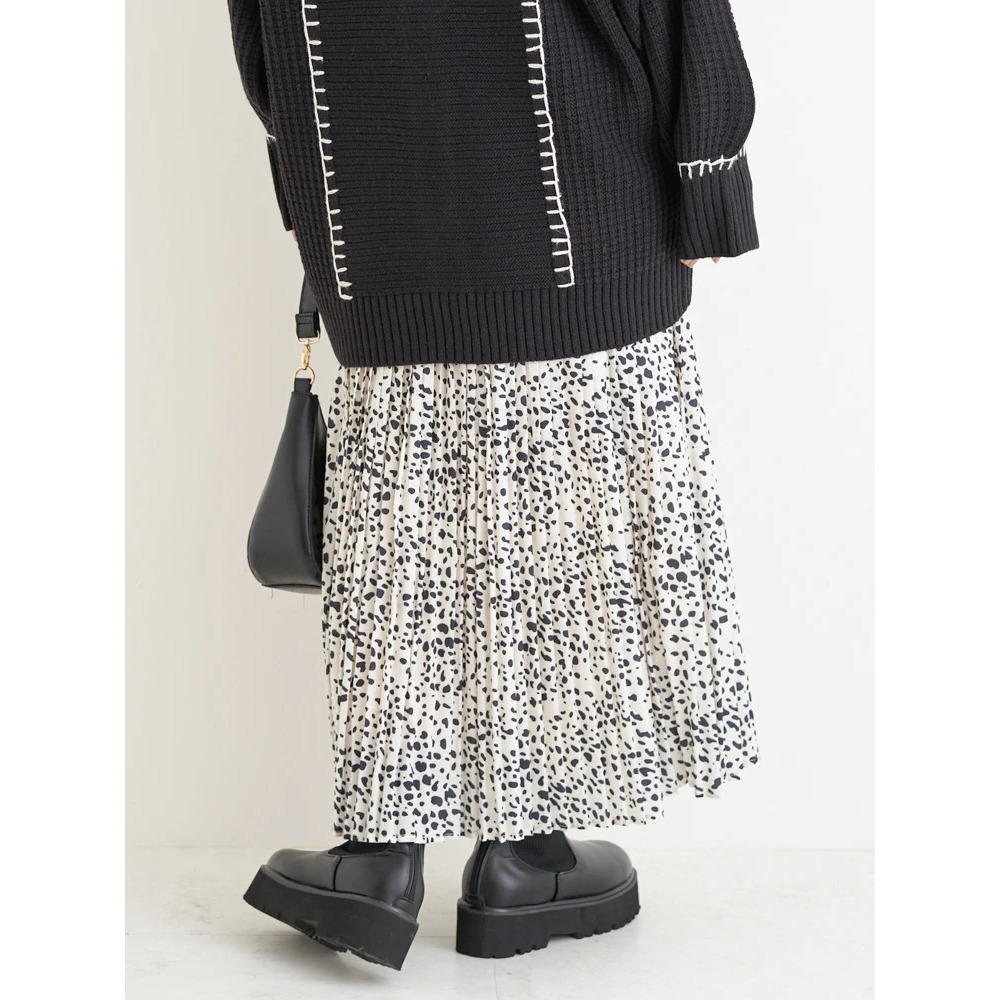 ダルメシアン柄プリーツスカート16
