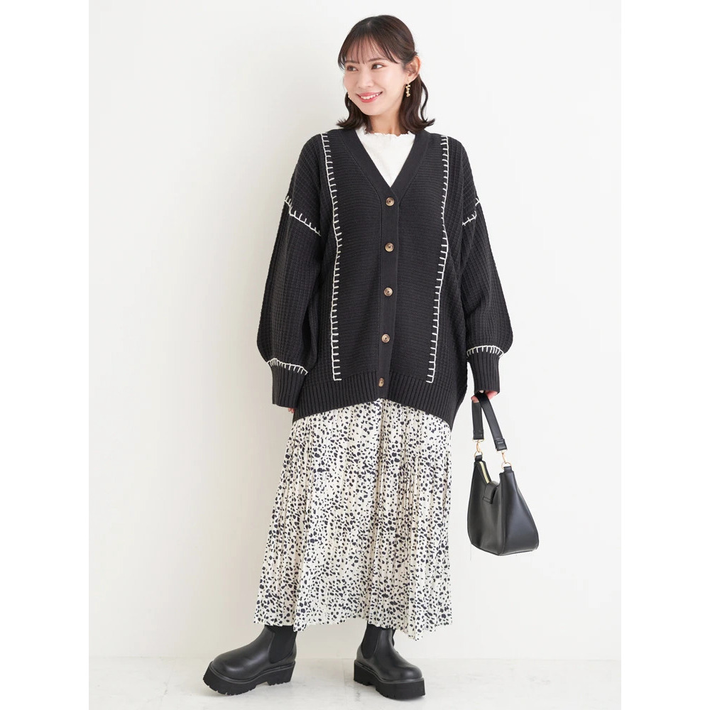 ダルメシアン柄プリーツスカート17