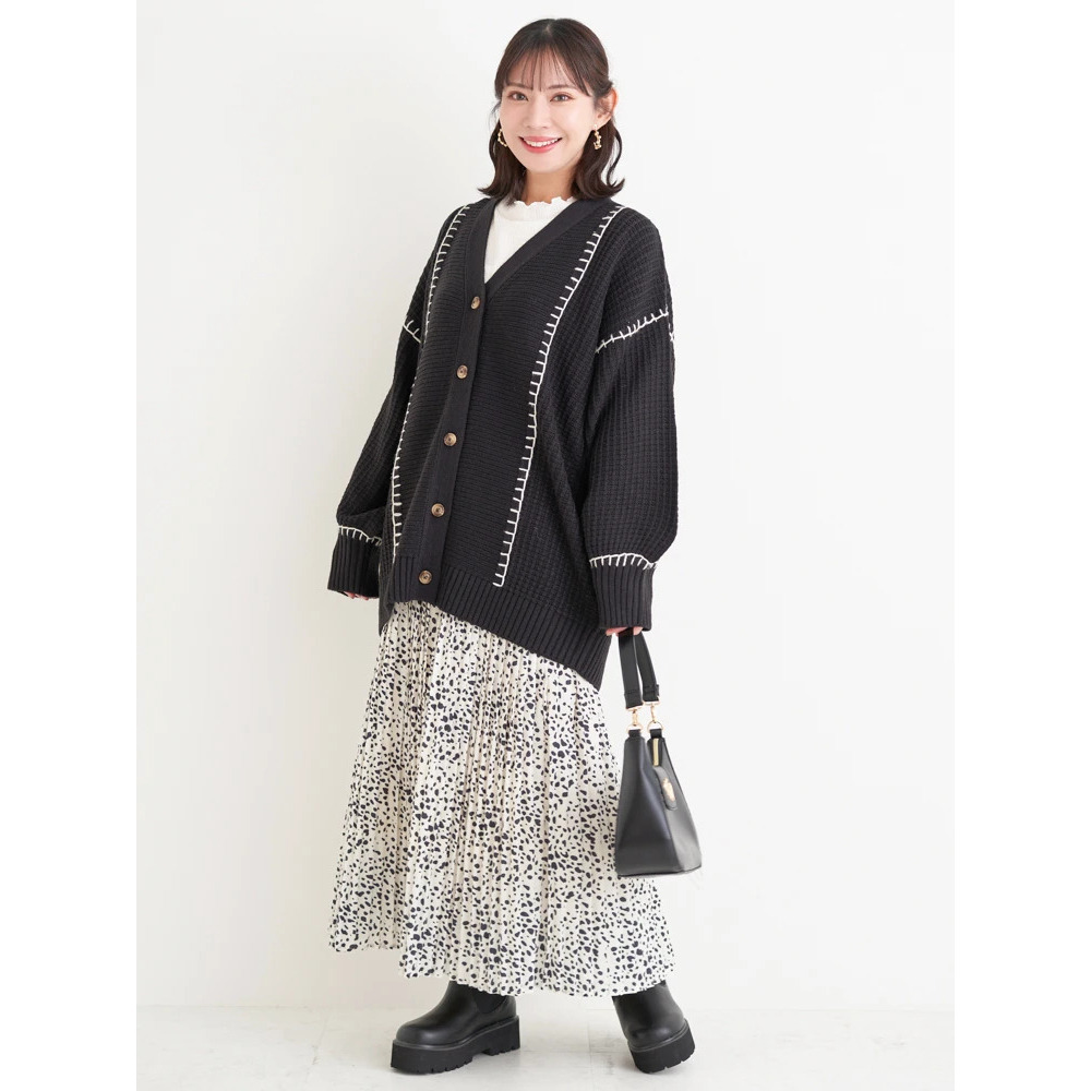 ダルメシアン柄プリーツスカート19