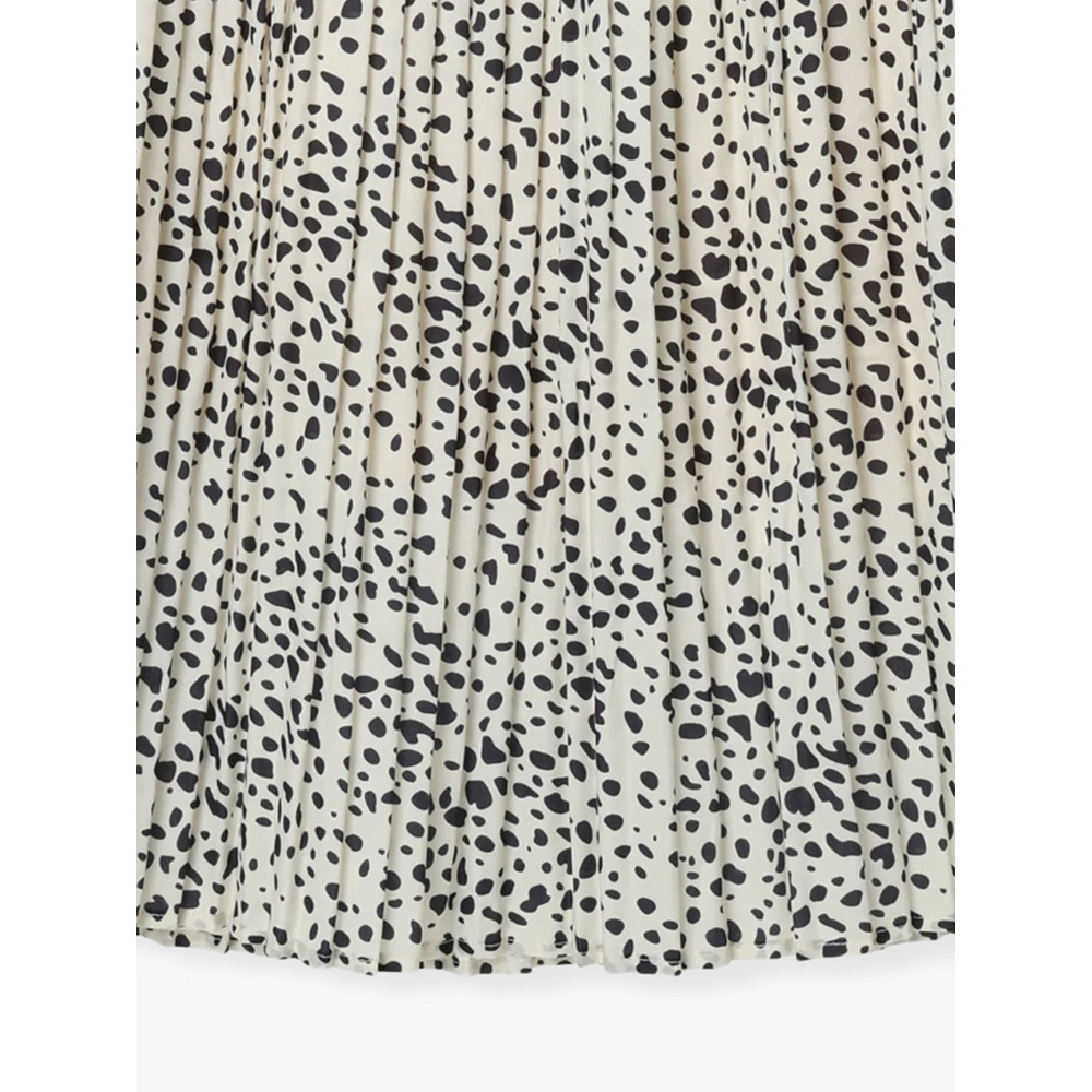 ダルメシアン柄プリーツスカート5