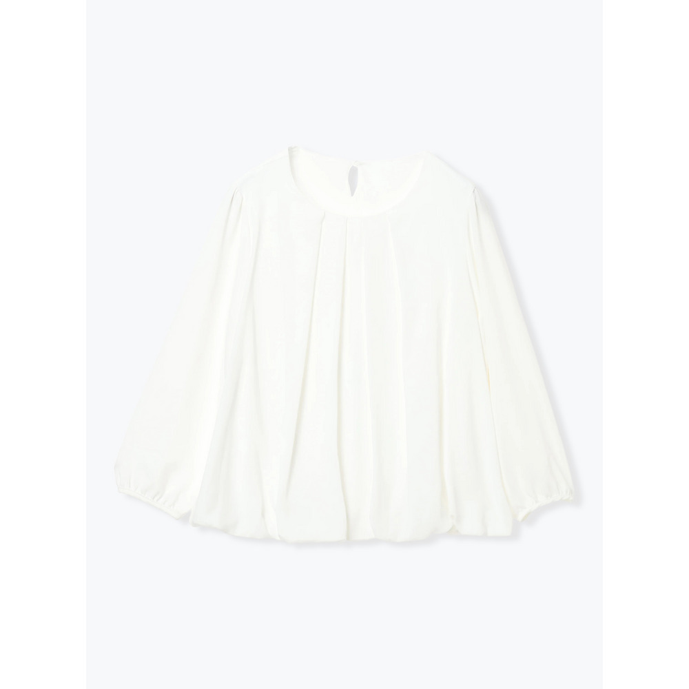 ラクケア アクセサリー付きタックバルーンブラウス10