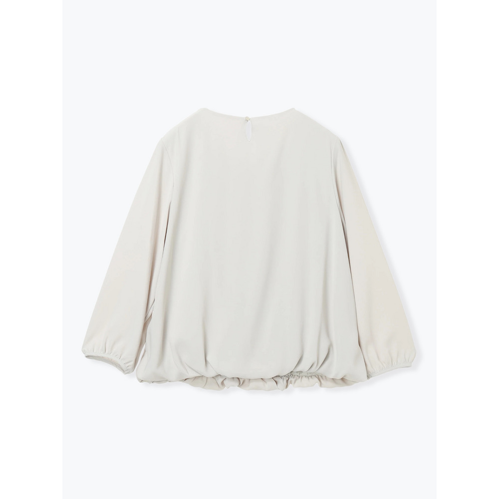 ラクケア アクセサリー付きタックバルーンブラウス2