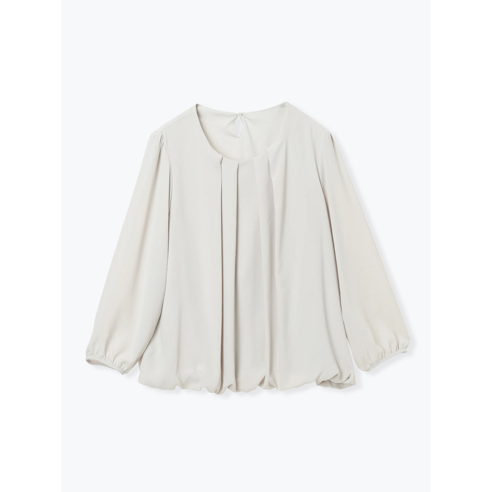 ラクケア アクセサリー付きタックバルーンブラウス8